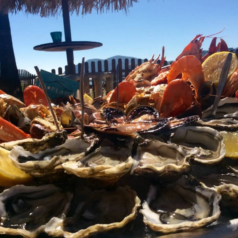 Carte marée - La Plage - Restaurant Mandelieu La Napoule - Restaurant Mandelieu