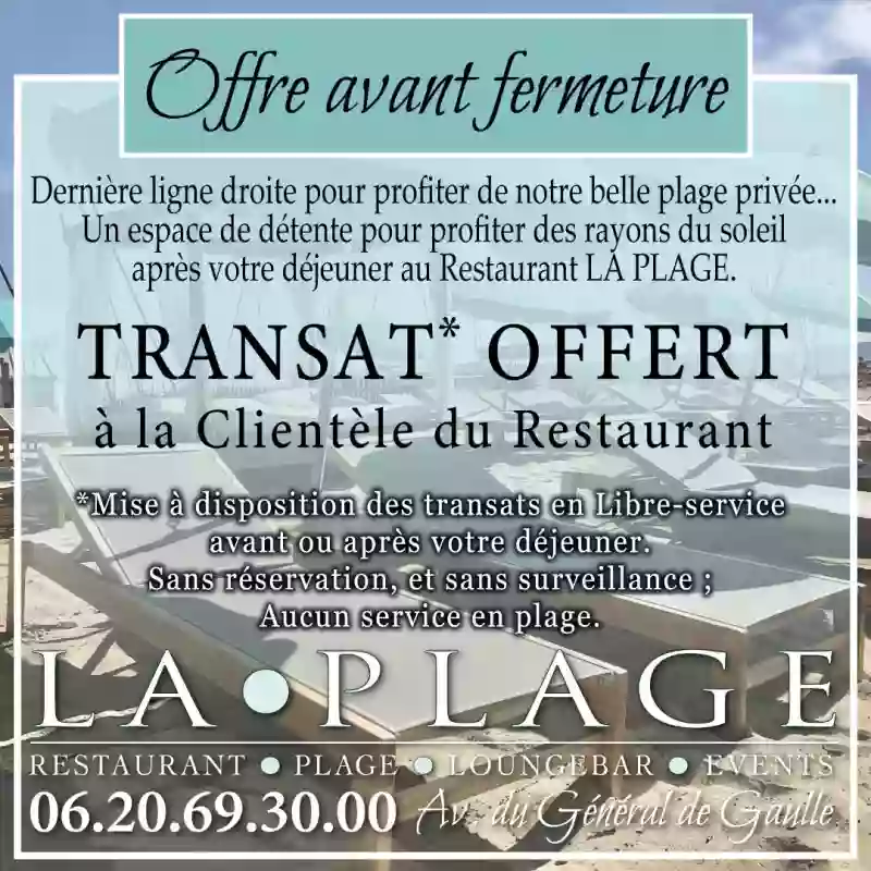 Carte plage - La Plage - Restaurant Mandelieu La Napoule - restaurant mandelieu plage